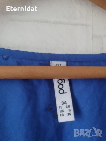 Лятна синя рокля С/М, снимка 5 - Рокли - 51197171