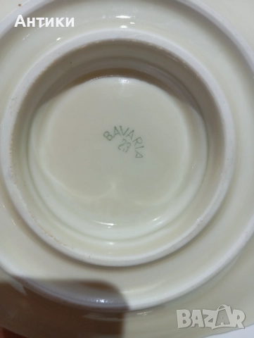 Порцеланова стара  баварска сосиера  , снимка 2 - Прибори за хранене, готвене и сервиране - 52563990