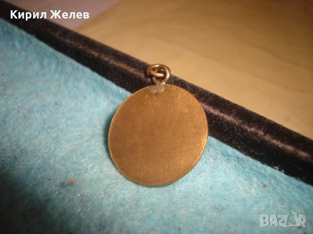 СТАР ПОЗЛАТЕН БРОНЗОВ ЗОДИАКАЛЕН МЕДАЛЬОН - ЗОДИЯ ВЕЗНИ 25570, снимка 5 - Антикварни и старинни предмети - 35574358