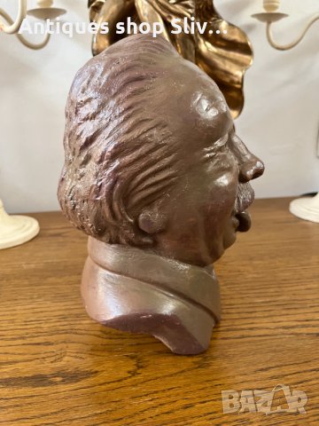 Бюст на Алберт Айнщайн №1132 , снимка 2 - Антикварни и старинни предмети - 34744175