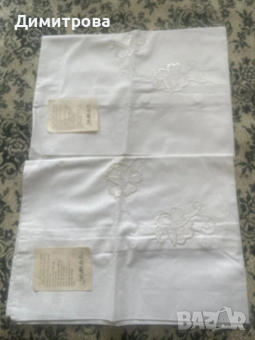 Калъфки за възглавници с бродерия