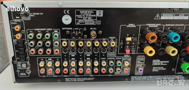 Ресивър Onkyo TX-SR603E, снимка 11 - Ресийвъри, усилватели, смесителни пултове - 50454656