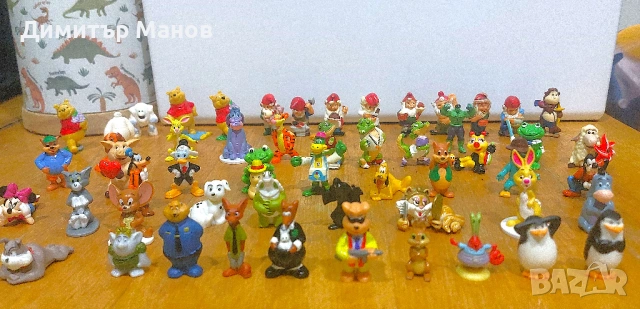 Стари играчки от Kinder - лъвчета и хипопотами, снимка 3 - Фигурки - 53529679