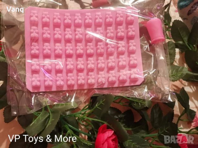 Форма за желирани или шоколадови бонбони-мечета, снимка 2 - Съдове за готвене - 32904480