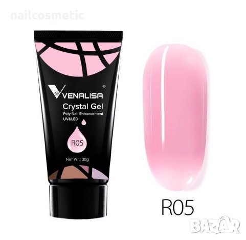 Полигел / Polygel CRYSTAL VENALISA ЗА ИЗГРАЖДАНЕ 30ГР, снимка 5 - Продукти за маникюр - 32816669