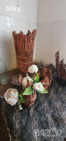 Ръчно правени вази и друга декорация 