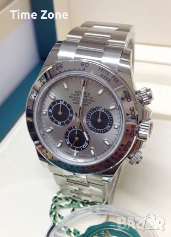 Rolex Cosmograph Daytona 40mm White Gold Grey Dial Ceramic Automatic Различни Варианти, снимка 14 - Мъжки - 48183485