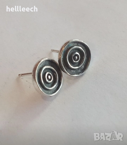 Сребърни обеци