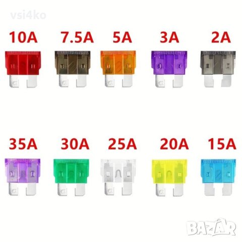 Предпазители за автомобил, камион или автобус- 50 броя , снимка 5 - Аксесоари и консумативи - 43894215