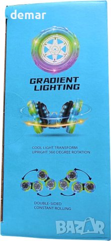 Immver каскадьорска кола за деца 2,4 Ghz радиоуправляема , синя, снимка 8 - Коли, камиони, мотори, писти - 43114692