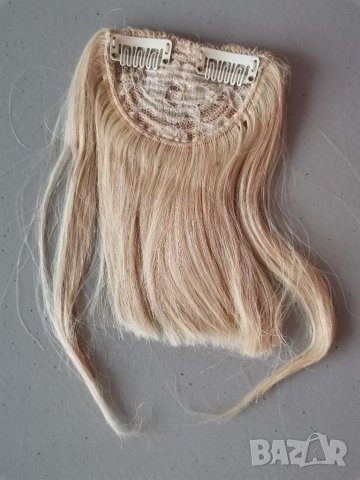 Нов рус бретон от естествена човешка коса руса - мод.3, снимка 3 - Аксесоари за коса - 37300905