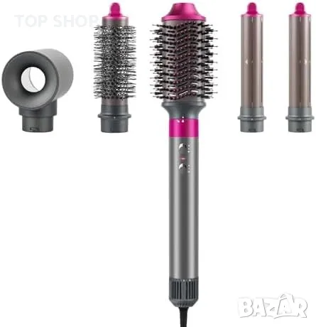 Нов Стилизиращ Сет Сешоар 5 в 1 с Иновативно Къдрене 110K об/мин за коса жени прическа, снимка 3 - Сешоари - 49214957