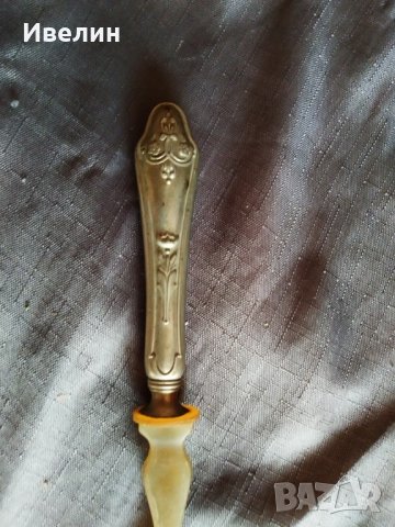 стара викторианска лъжица за сервиране, снимка 2 - Антикварни и старинни предмети - 26293146