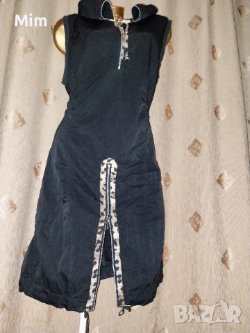 XL/XXL Черна рокля с апликации с животински принт

, снимка 3 - Рокли - 42940503