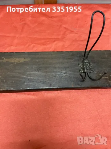 Старинна закачалка , снимка 4 - Антикварни и старинни предмети - 47356535