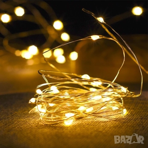 Декоративен сноп от 200 LED светлини , снимка 12 - Лед осветление - 52086462