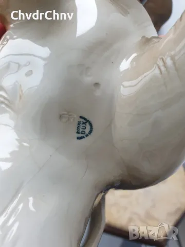 Royal Dux Bohemia статуетки 33-37-40см/Роял Дюкс Бохемия стара порцеланова фигура/папагал-фазан-слон, снимка 16 - Статуетки - 49620810