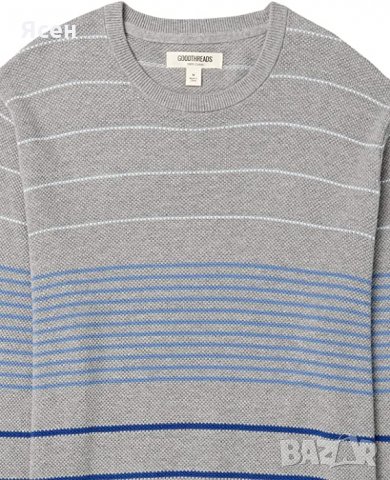 Мъжки памучен пуловер , снимка 3 - Пуловери - 35573239
