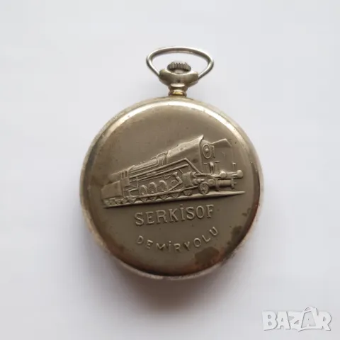 Рядък Джобен Часовник Serkisof , снимка 6 - Антикварни и старинни предмети - 48469156