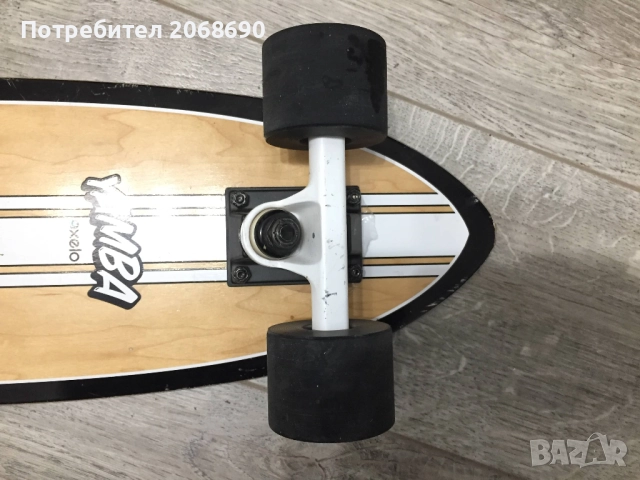 Скейтборд OXELO Cruiser YAMBA Wood Classic крузър, снимка 8 - Скейтборд, ховърборд, уейвборд - 52881952