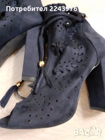 Дамски летни боти, снимка 4 - Дамски обувки на ток - 38592612