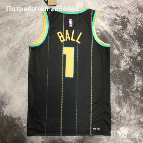 Мъжки потник Jordan Charlotte Hornets LaMelo Ball размер XXL, снимка 5 - Тениски - 52007420