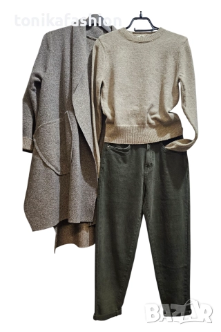 Олекотено палто тип пончо , снимка 6 - Палта, манта - 52550936