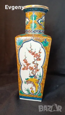 Антична керамична Японска ваза , снимка 2 - Вази - 49253708