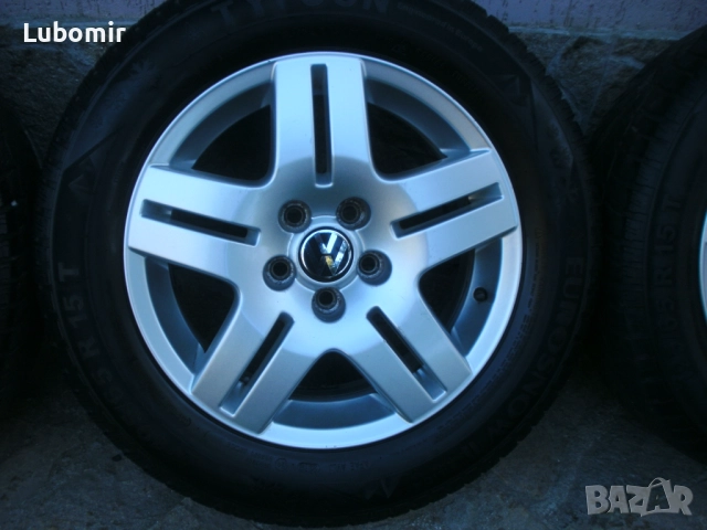 15 цола 5 х 100 мм 4 бр лети джанти - VW,Audi,Seat,Skoda !, снимка 5 - Гуми и джанти - 52741670