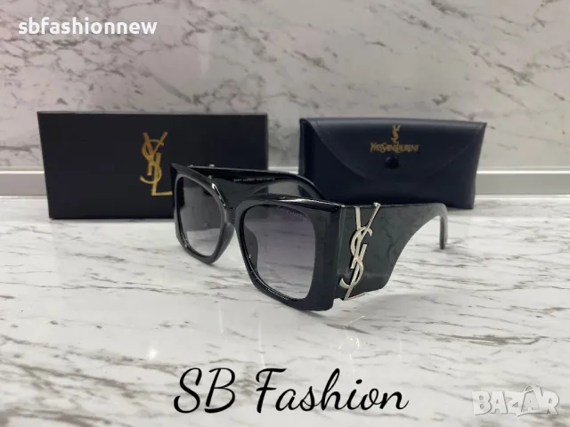 Ysl очила с лого в кутия на марката, снимка 4 - Слънчеви и диоптрични очила - 48636405