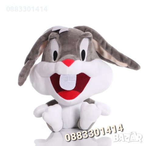 Плюшени играчки Тазманийски дявол, Бъгс Бъни, Туити, Дафи Дък, снимка 5 - Плюшени играчки - 40587370