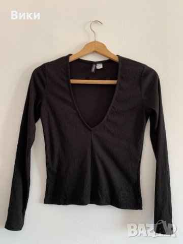 Черна дамска блуза