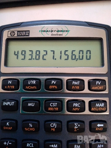 HP 10bII финансов калкулатор., снимка 3 - Друга електроника - 53140769