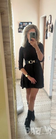 Плътна кафява рокля, снимка 10 - Рокли - 42946988