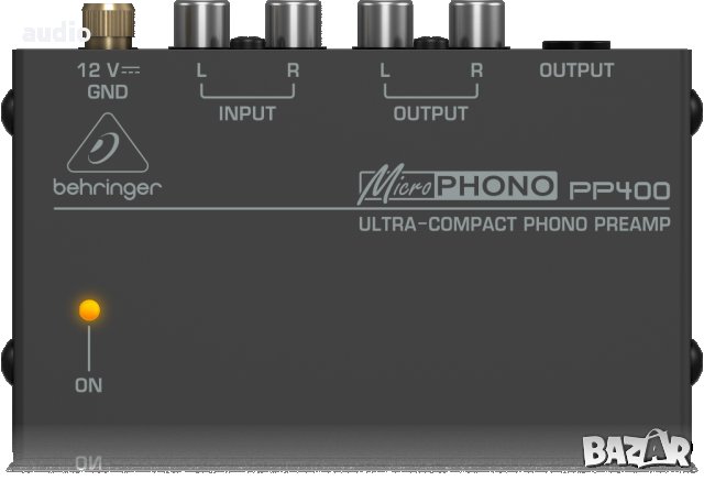 Грамофонен предусилвател Behringer PP400, снимка 1 - Грамофони - 33498262