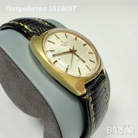 Колекционерски механичен часовник Zenith Sporto 28800, снимка 4 - Мъжки - 51269583