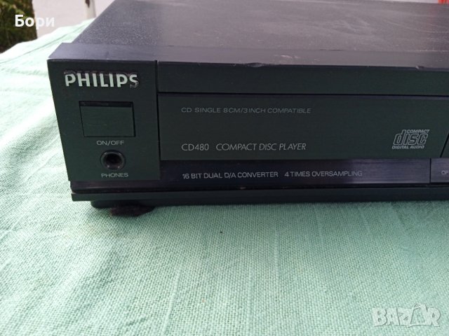 PHILIPS CD-480 2 х TDA1541 CD Player, снимка 5 - Плейъри, домашно кино, прожектори - 36928982