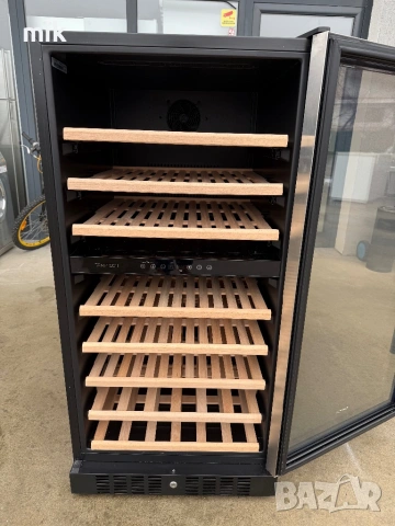Витрина за вино с 2 температурни нива и вентилатор, снимка 5 - Витрини - 53201775
