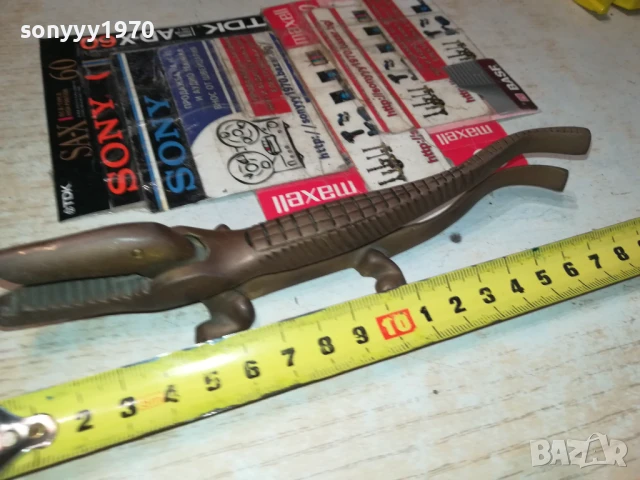 КРОКОДИЛ-МЕД МЕСИНГ 2106251927, снимка 5 - Антикварни и старинни предмети - 50749514