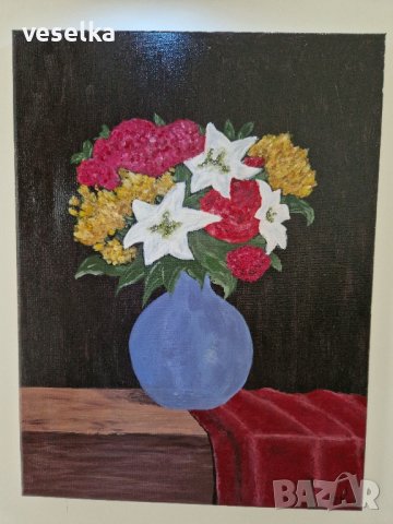 Картина акрил - размер 30х40 см, снимка 3 - Картини - 43335314