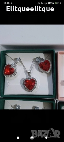 колие и обеци , снимка 3 - Бижутерийни комплекти - 52194191