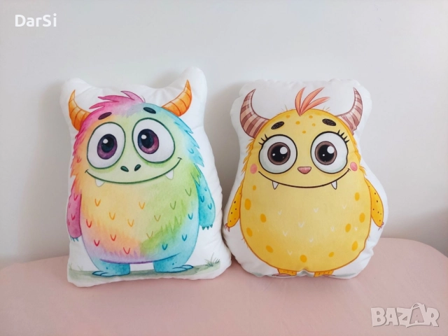Детски възглавници за гушкане и игра, снимка 7 - Спално бельо и завивки - 52320504