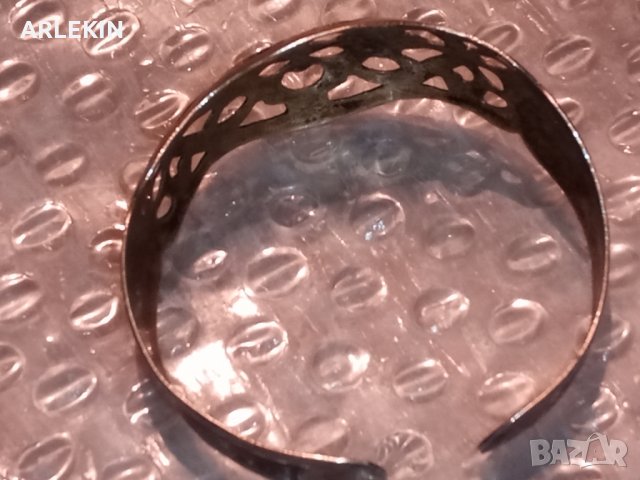 Стара сребърна руска гривна., снимка 7 - Гривни - 33677599