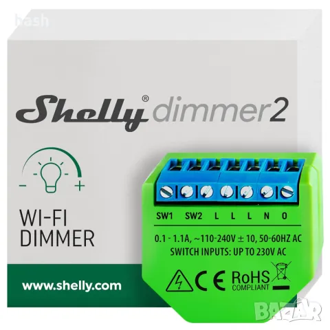 Wi-Fi Smart Shelly Dimmer 2, 262184