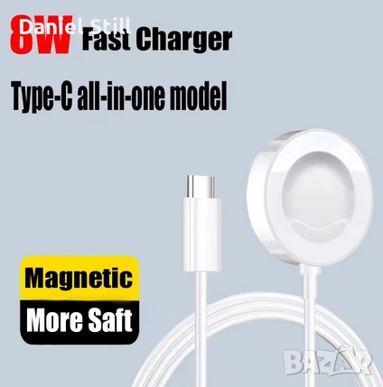 НОВО Оригинално зарядно за Huawei Watch GT6 GT5, GT4, GT3, Watch 4, Watch 3 Type C