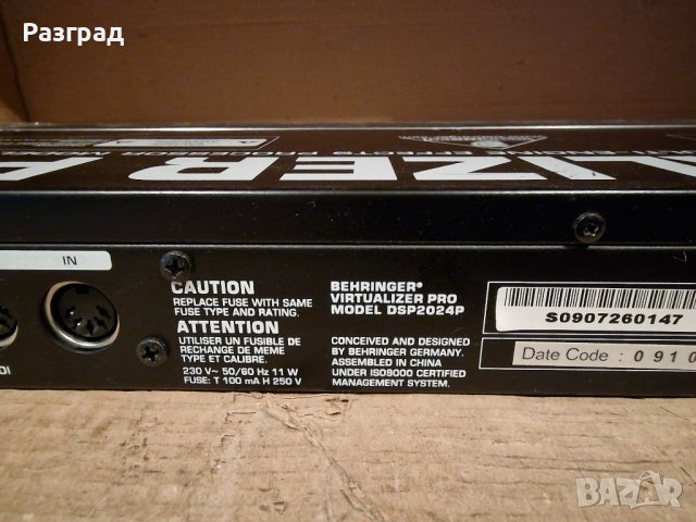 BEHRINGER  DSP2024P, снимка 10 - Ресийвъри, усилватели, смесителни пултове - 40733141