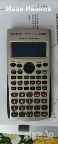 Casio FC 100V финансов калкулатор, снимка 2 - Друга електроника - 53375628