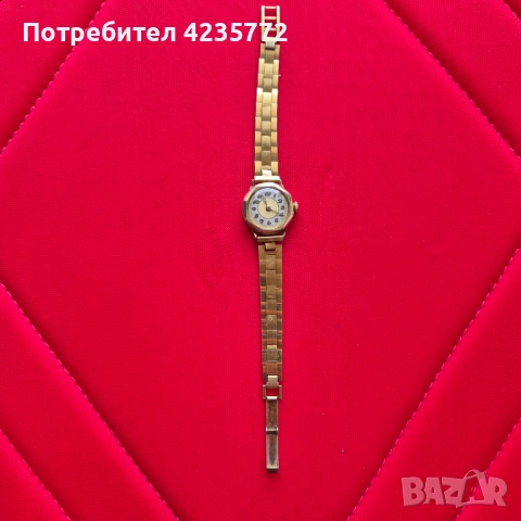 Швейцарски колекционерски позлатен винтидж часовник от 1930г.,20микрона позлата. , снимка 6 - Дамски - 53401021