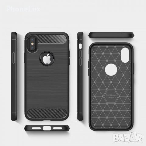 Slim Armor силиконов противоударен карбонов кейс за iPhone 11 Pro X XR XS XS MAX 7 7 Plus 8 8+ 6 6s