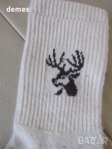 Машинно плетени чорапи от органична 100 % вълна размер 37-39, снимка 5 - Мъжки чорапи - 52355482